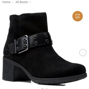 Clark's hollis star brand new heeled boots size 6